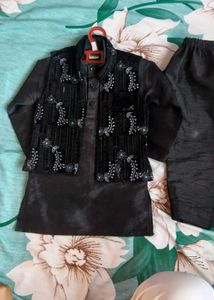 Boys Festive Kurta Jacket Set