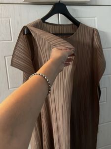 🧉✨Premium quality Strechable brown maxi