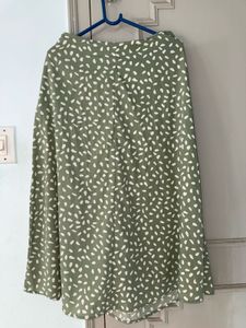 Stylish A-line Midi Skirt