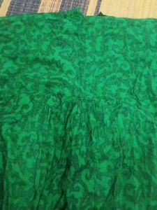 Green Printed cotton legging  pant donation