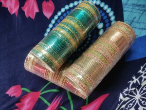 Beautiful Set of 3 Metal Bangles