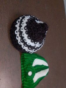 Handmade Knitted Beanies - Set of 2
