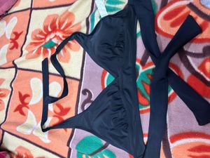 Black Bikini Top or blouse