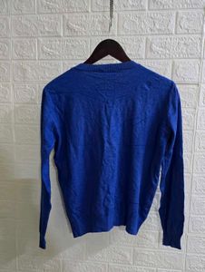 Blue Crew Neck Sweater