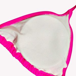 Hot Pink Triangle Bikini Top L / 38 🆕