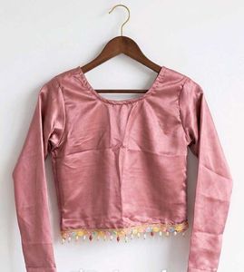 Stunning Pink Silk Blouse