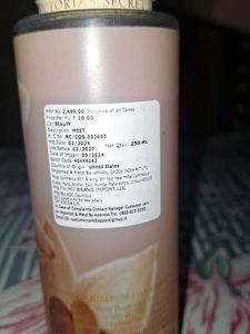 Victoria secret bare vanilla cashmere mist