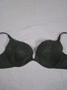 Lace Trim Padded Bra