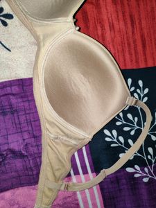 Beige T-Shirt Bra