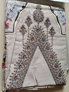 embroidery work dress material