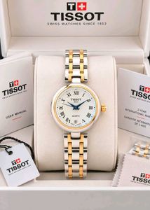 Elegant Two-Tone Tissot Quartz Watch