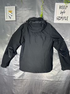 Quechua black waterproof hiking jacket