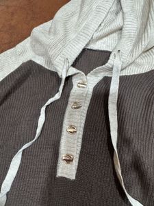 Cozy Two-Tone Hoodie