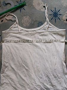Cream Spaghetti Strap Camisole Top