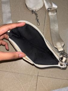 white crossbody bag