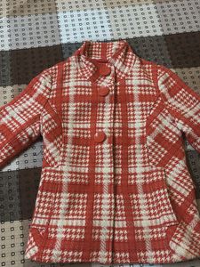 Charming Plaid Girls' Coat