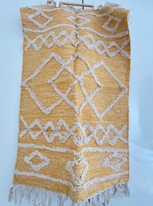 Boho Yellow Textured rug