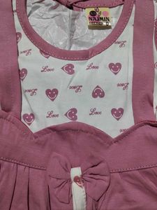 100% Cotton Cute Bunny Baby Dress