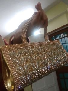 Sparkling Gold Evening Bag