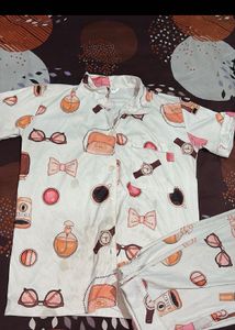 Cute Pajama Set - Sleepwear with Fashion Prints