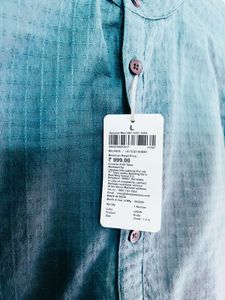 Pantaloons Men's Teal Green Kurta
