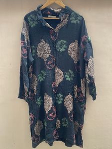 Unique Printed Collared Shirt Dress