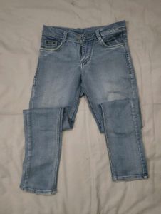 Light Wash Blue Denim Jeans