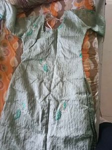 Elegant Sequined Peacock Kurta