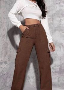 Brown Cargo Pants