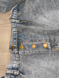 Cropped Denim Y2K Jacket
