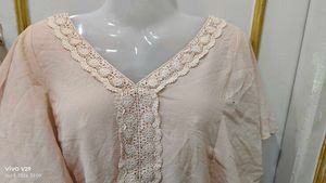Chic Lace Trim Blouse