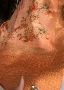 Peach Embroidered Salwar Kameez Set