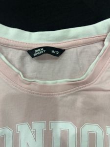 Pink "London 98" Graphic T-Shirt