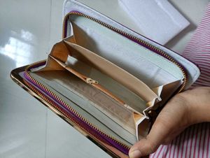 Vibrant Purple Floral Clutch Wallet