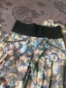Floral Print Pants