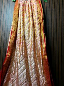 Elegant Golden Saree