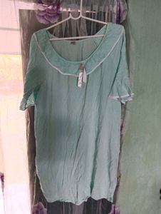 Length 35half,Light Green Nightdress