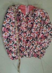 Floral Print baloon Crop top with Palazzo Pants