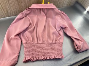 Chic Smocked Waist Button-Up Top
