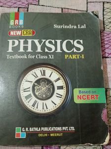 Class XI GRB Physics Textbook Part-I