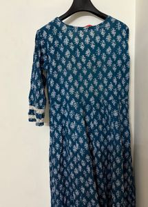 Deep Indigo Blue Kurti