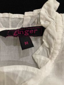 Chic White Broderie Anglaise Top