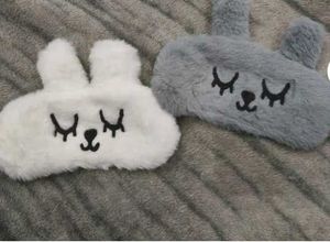 Cute Bunny Plush Sleep Mask free in coins