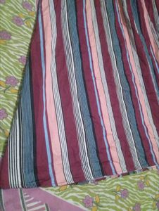 Striped Midi Skirt