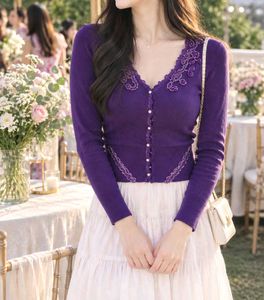 korean  Embellished Cardigan