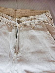 Beige Cargo Pants
