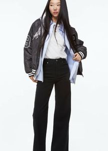 H&amp;M Black Wide-Leg Pants