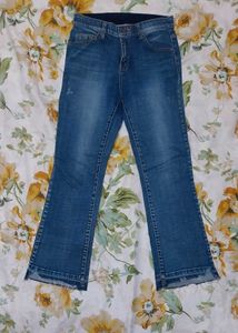bootcut denim jean pant