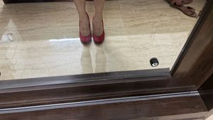 Elegant Red Pumps