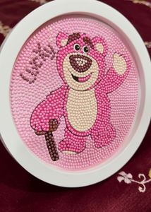 Adorable Lotso Bear Diamond Painting Art
